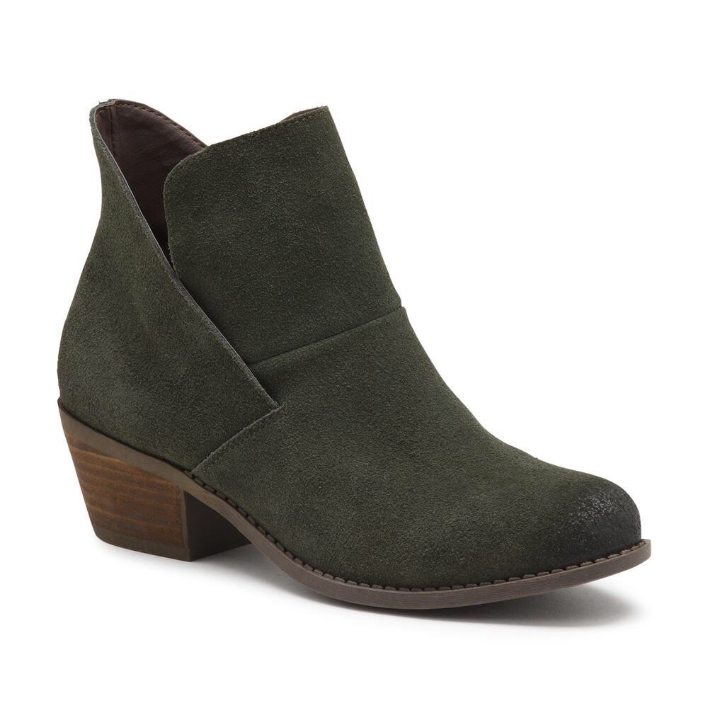 G.H. Bass & Co. Zara Bootie 8.5 Olive NWOT